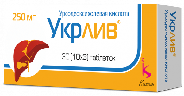 УКРЛИВ таблетки 250мг N30