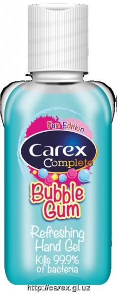 CAREX HAND GEL BUBBLE GUM