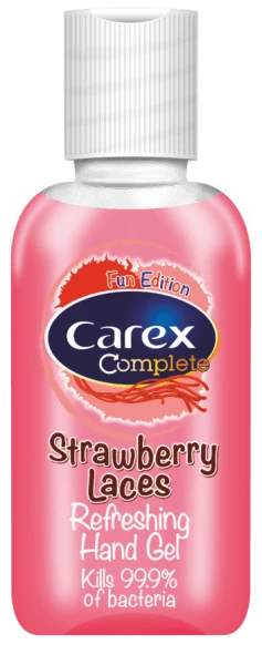 Антибактериальный гель Carex Complete Strawberry Laces