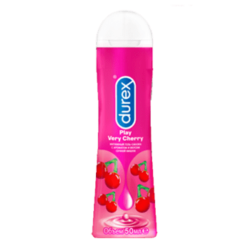 Смазка Durex Play Very Cherry 50 мл (сочная вишня):uz:Durex Play Very Cherry moylash vositasi 50ml (suvli olcha)