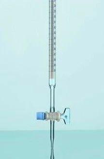 Бюретка 1-1-2-50-0,1 с одноход.кр.:uz:Burette 1-1-2-50-0.1 bir tomonlama kr bilan.