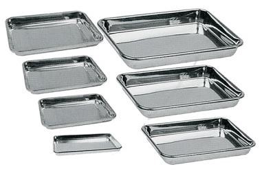 SKN012 / Stainless Steel Tray / 450x300x48mm (нержавеющие хирургические лотки, прямоугольные)