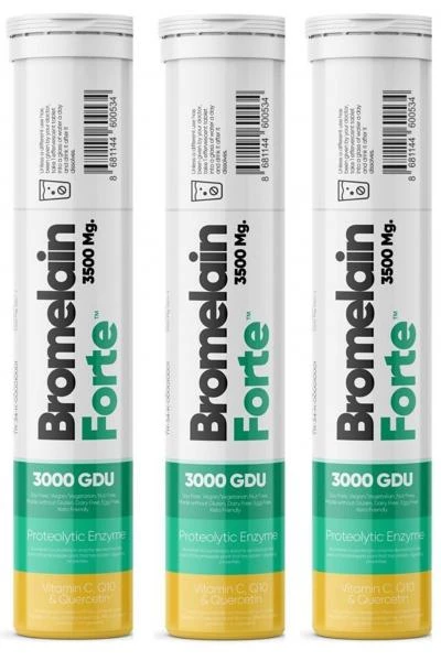 Bromelain Forte efervesan tabletkalari Шипучие таблетки Bromelain Forte:uz:Bromelain Forte efervesan tabletkalari