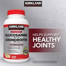 Таблетки Глюкозамина с Хондроитином Kirkland Extra strength Glucosamine+Chondroitin (220 шт.)