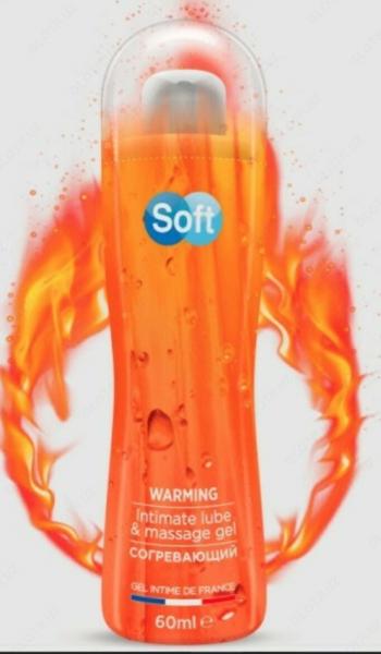 Согревающий массажный гель Soft Warming:uz:Intim moylash va massaj jeli Soft Warming