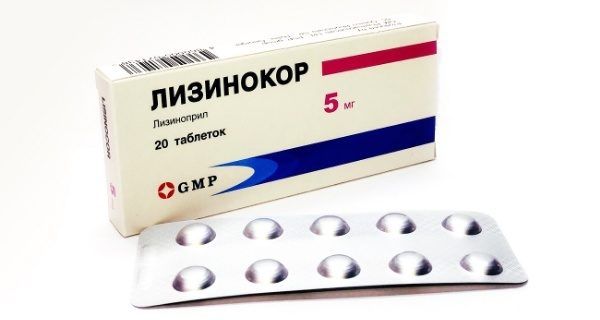 ЛИЗИНОКОР таблетки 5мг N20