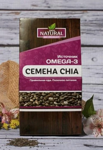Chia donalar Натуральный источник омега-3 Семена Чиа:uz:Chia donalar