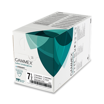 Перчатки латексные стерильные хирургические Gammex Latex Underglove 50 пар