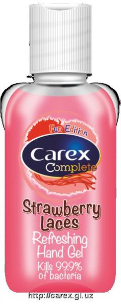 CAREX HAND GEL STRAWBERY