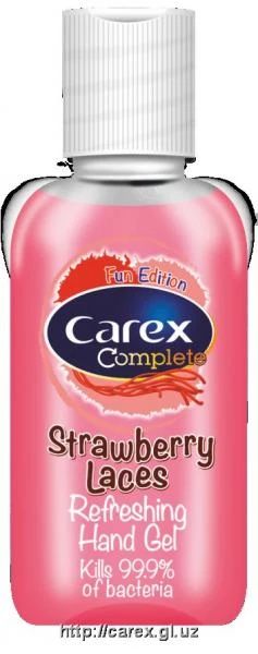 CAREX HAND GEL STRAWBERY