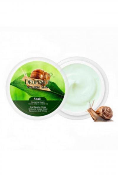 Крем для лица и тела с улиточным экстрактом natural skin snail nourishing cream 5529 Deoproce (Корея):uz:Salyangoz ekstrakti bilan yuz va tana kremi salyangoz uchun tabiiy terini oziqlantiruvchi krem ​​5529 Deoproce (Koreya)