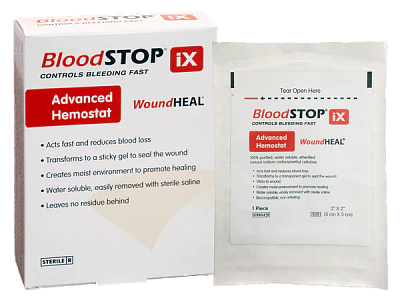 Изделие гемостатическое абсорбирующее BloodSTOP®iX 2" х 4" (5 cm x 10 cm) №1  США