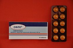 OFLO tabletkalari 400mg N10