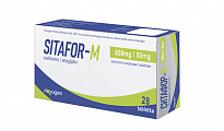 Sitafor M tabletkalari 850mg/50mg N28