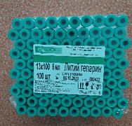 Vakuum trubkasi - lityum geparin bilan 13*100 6 ml