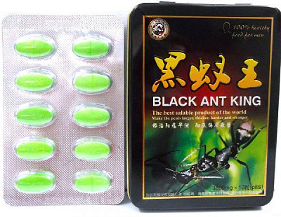 Препарат для мужчин King Black Ant:uz:BLACK ANT KING erkaklar erektsiyani rag'batlantirish uchun vosita