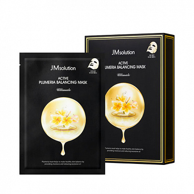 Увлажняющая тканевая маска JM Solution Active Plumeria Balancing Mask