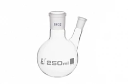 Dumaloq tubli kolba, ikki tomoqli 500 ml 