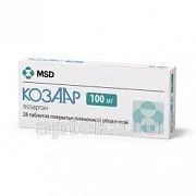 KOZAAR 0,1 tabletkalari N28