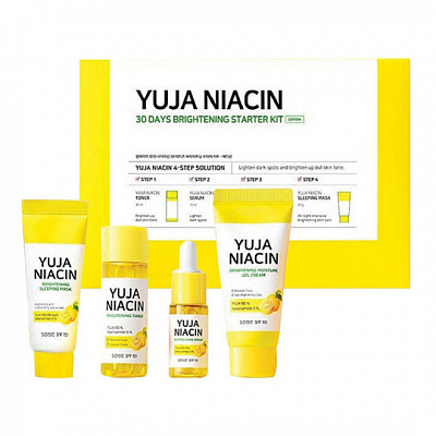 Мини-набор для выравнивания тона Some By Mi Yuja Niacin 30 Days Brightening Starter Kit