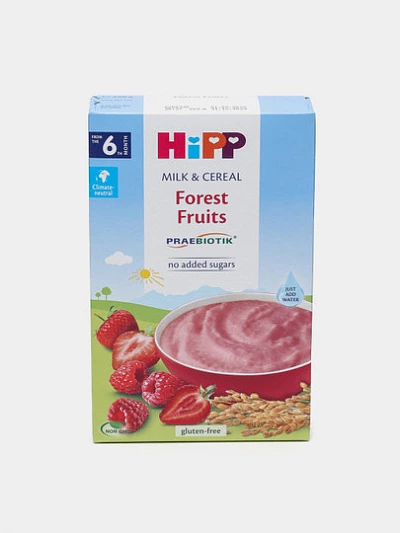 Детская молочная каша HIPP Milk & Cereal, forest fruits, 250 г