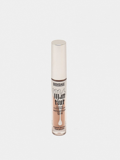 Тени жидкие для век матовые LUXVISAGE Matt Tint Waterproof 12H, тон 101