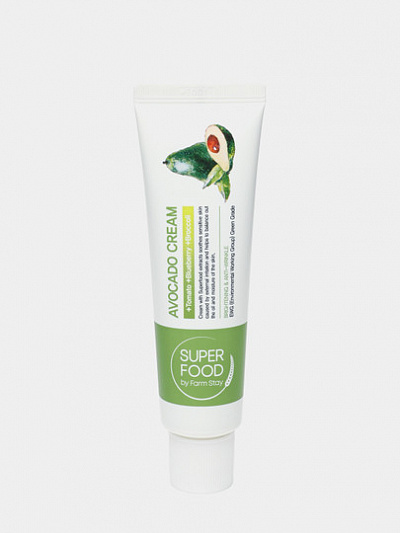 Крем для лица с экстрактом авокадо Farm Stay Super Food Avocado Cream, 60гр