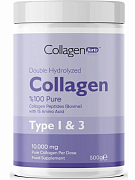 Collegen Forte Platinum kollagen kukuni 500 g, 100% toza, tabiiy er-xotin gidrolizlangan kollagen peptidlari (50 ta po
