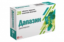 Dapazin tabletkalari 5mg N28