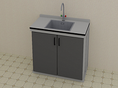 Laboratoriya stoli-lavabo 1200*650*850 mm