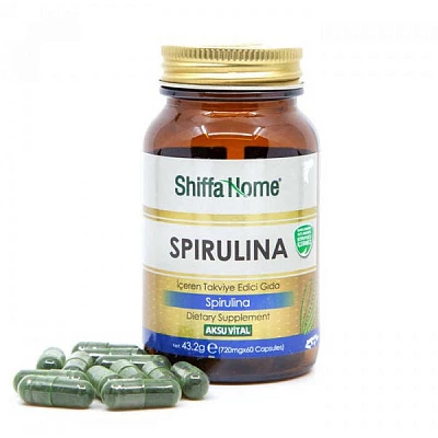 Спирулина в капсулах spirulina shiffa home, 60 капс/680мг Спирулина в капсулах spirulina shiffa home, 60 капс/680мг