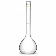 Laboratoriya o'lchov kolbasi 2 hujayrali 1-50 ml 