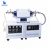 Вакуумно-атмосферная трубчатая печь открытого типа CVD-система 1200°C