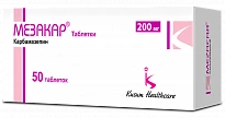 MEZAKAR tabletkalari 200mg N50