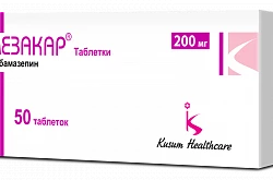 МЕЗАКАР таблетки 200мг N50