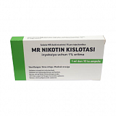 NIKOTINOVAYA KISLOTA inyeksiya uchun eritma 1ml 10mg/ml N10