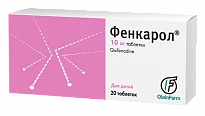 FENKAROL tabletkalari 10mg N20