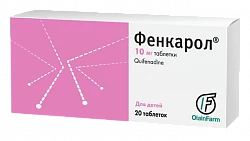 FENKAROL tabletkalari 10mg N20