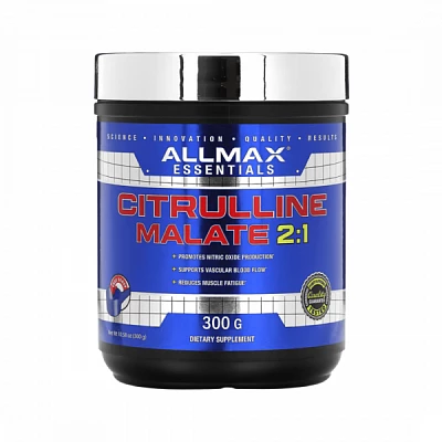 Аминокислоты Allmax Citrulline Malate 2:1 300 g:uz:Aminokislotalar Allmax Citrulline Malate 2:1 300 g