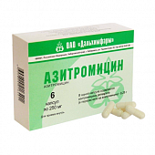 AZITROMISIN tabletkalari 500mg N3