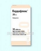 KORDAFLEKS 0,02 tabletkalari N30