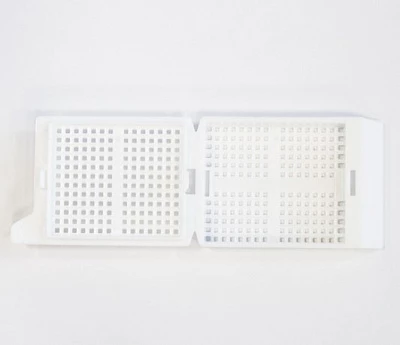 Кассеты биопсийные, Белые, 250 шт/уп:uz:Biopsiya kassetalari 250 dona