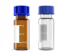 Vintli Vial, yozuv joyi, 2 ml, 11, 6x32 mm