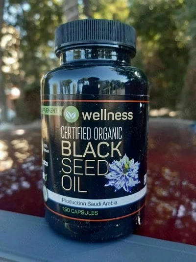 Qora sedana yogi ming dardga davo Масло черного тмина "Black Seed Oil" (150 капсул):uz:Qora sedana yogi ming dardga davo