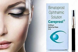 Kirpiklarni o'stirish uchun stimulyator, Kareprost, Careprost, 3 ml