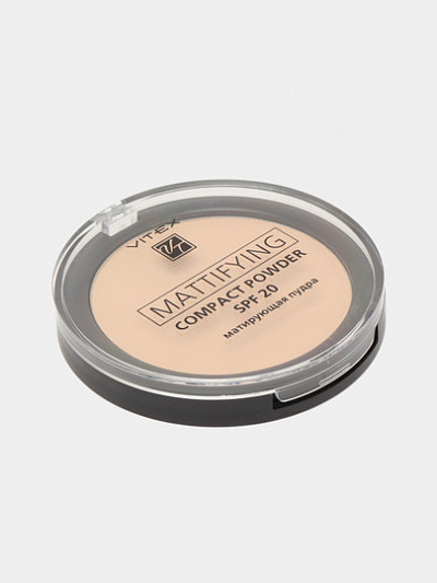 Пудра для лица Vitex Mattifying Compact Powder SPF20, тон 02