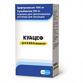 KUASEF poroshok 1000mg+500mg N1