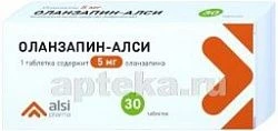 OLANZAPIN ALSI 0,005 tabletkalari N30