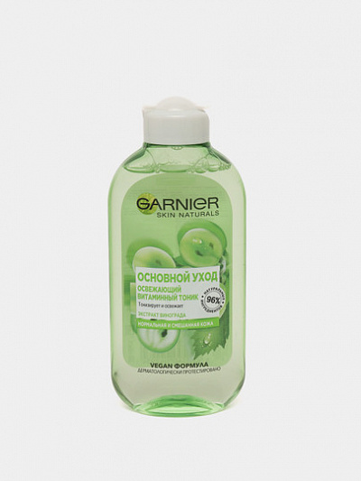 Основной уход Garnier, виноград тоник для нормальной кожи, 200мл