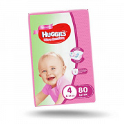 Памперсы Huggies UC Giga Girl  (4) 8-14 кг 80x2